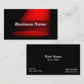 Scheinwerfer 3D (rot) Visitenkarte (Vorne/Hinten)