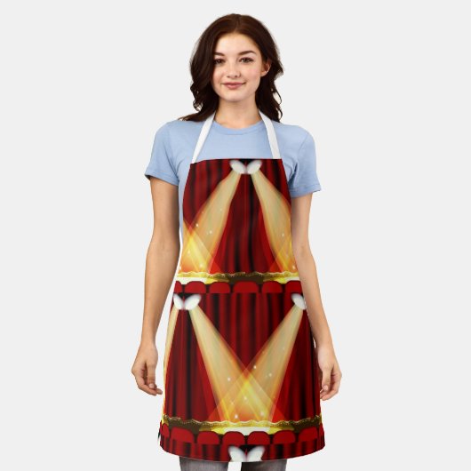 Scheinwerfer auf Bühne Schürze (Getragen)