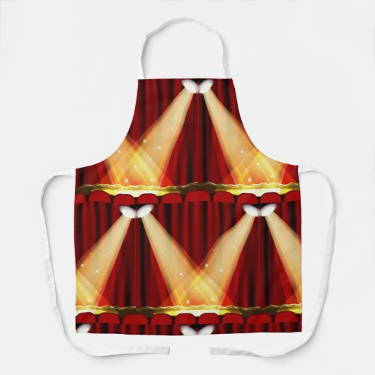 Scheinwerfer auf Bühne Schürze (Vorderseite)