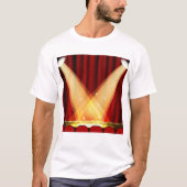 Scheinwerfer auf Bühne T-Shirt (Vorderseite)