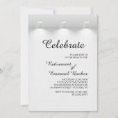 Scheinwerfer-Einladung Einladung (Vorderseite)