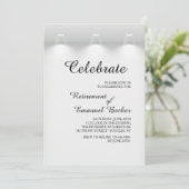 Scheinwerfer-Einladung Einladung (Stehend Vorderseite)