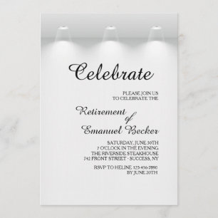 Scheinwerfer-Einladung Einladung