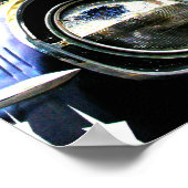 Scheinwerfer für Blendlicht Poster (Ecke)