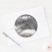 Scheinwerfer für klassische Autos Runder Aufkleber (Umschlag)