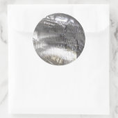 Scheinwerfer für klassische Autos Runder Aufkleber (Tasche)