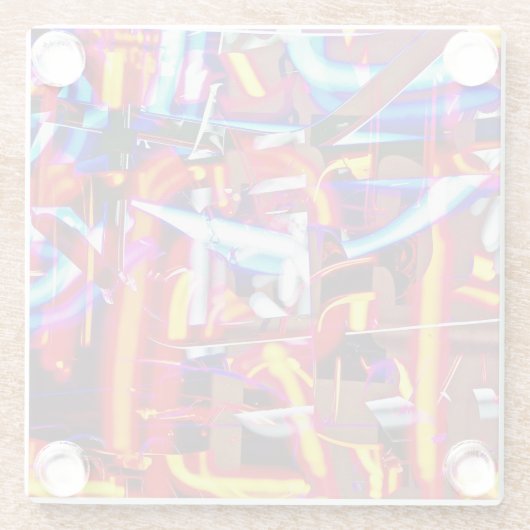 Scheinwerfer Glasuntersetzer (Rückseite)