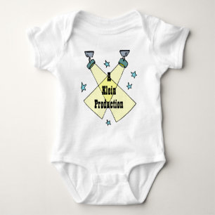 Scheinwerfer im April Baby Strampler