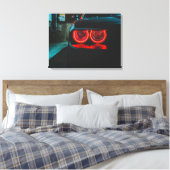 Scheinwerfer Leinwanddruck gestreckt (Insitu (Schlafzimmer))