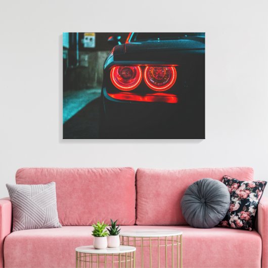 Scheinwerfer Leinwanddruck gestreckt (Insitu (Wohnzimmer))