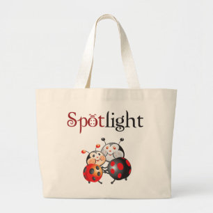 Scheinwerfer-Marienkäfer-Taschen-Tasche Jumbo Stoffbeutel