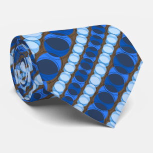 Scheinwerfer Polka Dot gestreift Royal blau zweise Krawatte