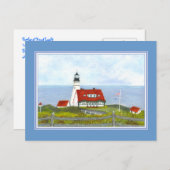 Scheinwerfer Portland "A View from Hill" Postkarte (Vorne/Hinten)