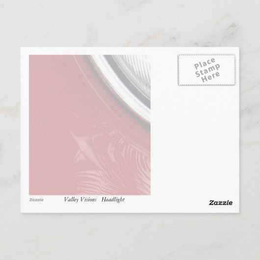 Scheinwerfer Postkarte (Rückseite)