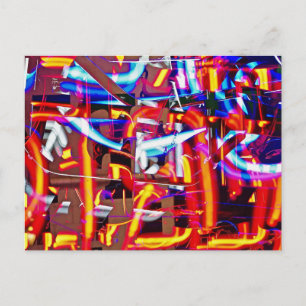 Scheinwerfer Postkarte