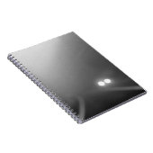 Scheinwerfer von einer Windschutzscheibe in einer  Notizblock (Rechte Seite)