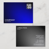 Scheinwerferlampe leuchtet - blau visitenkarte (Vorne/Hinten)