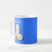 Scheiß-Ei Kaffeetasse (Vorderseite Links)