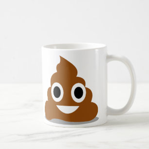 Scheiß-Emoji-Emoticon-Lustiger Becher Kaffeetasse