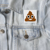 Scheiß-Emoji-Emoticon-Lustiger-Button-Abzeichen Button (Beispiel)