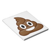 Scheiß-Emoji Notizblock (angewinkelt)