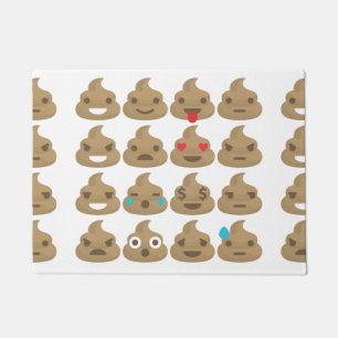 Scheiß-Emoji-Türmatte Türvorleger Fußmatte