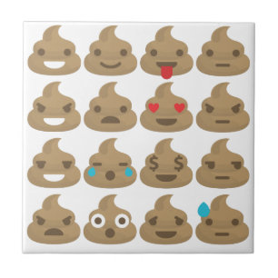 Scheiß-Emojis Fliese