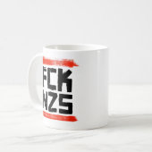 Scheiß NZS Kaffeetasse (Vorderseite Links)