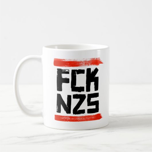 Scheiß NZS Kaffeetasse (Links)