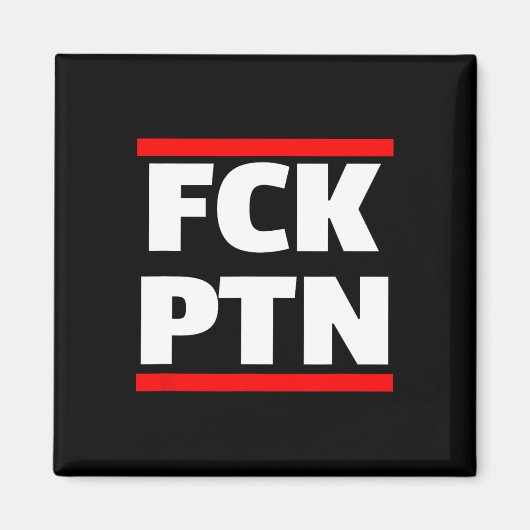 Scheiß Putin, ich stehe zu Ukraine Magnet (Vorne)