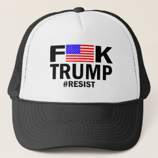 Scheiß Trump #Resist Accessoires Haar Caps Hüte Truckerkappe