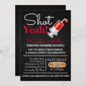 Scheiße!Abschluss der Krankenpflege Einladung (Vorne/Hinten)