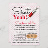Scheiße! Einladung des Abschlusses der Krankenpfle (Vorne/Hinten)