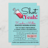 Scheiße! Einladung des Abschlusses der Krankenpfle (Vorne/Hinten)