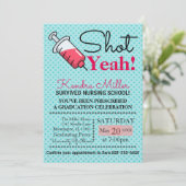 Scheiße! Einladung des Abschlusses der Krankenpfle (Stehend Vorderseite)