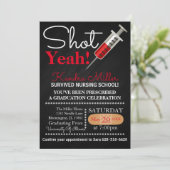Scheiße! Einladung des Abschlusses der Krankenpfle (Stehend Vorderseite)