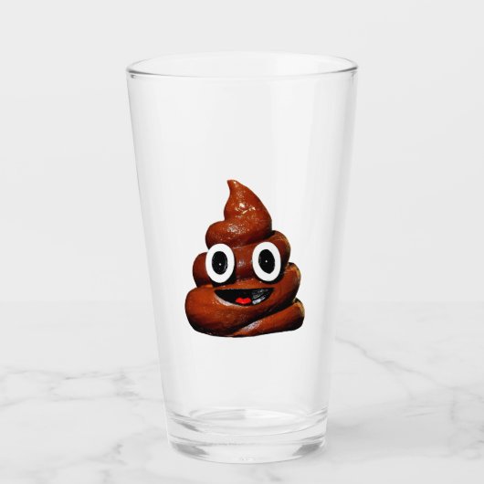 Scheiße, Emoji, Tumbler 🥃 (Vorderseite)