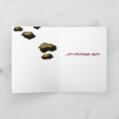 Scheiße... Feiertagskarte (Innenseite)