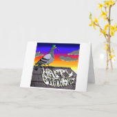 Scheiße Geburtstag!!! Karte (Gelbe Blume)