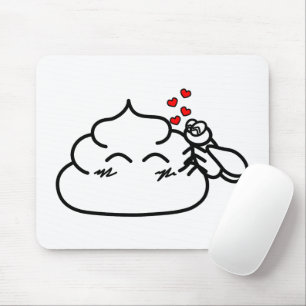 Scheiße in Liebe - Brootsch the PooPoo Mousepad