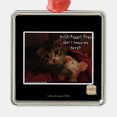 Scheiße! Schweine! Ornament Aus Metall (Vorne)