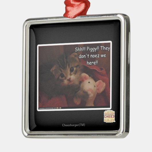 Scheiße! Schweine! Ornament Aus Metall (Links)