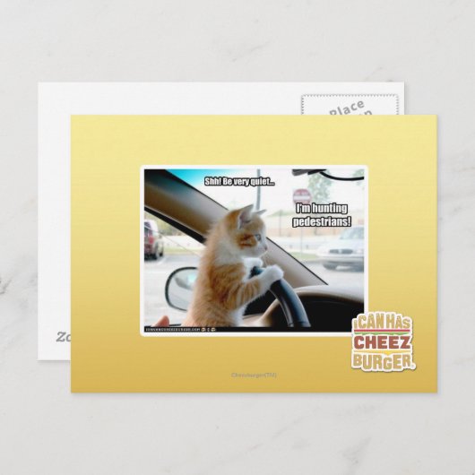 Scheiße! Sehr ruhig Postkarte (Vorne/Hinten)