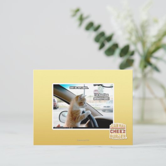 Scheiße! Sehr ruhig Postkarte (Stehend Vorderseite)