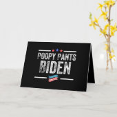 Scheißhose Biden Karte (Gelbe Blume)