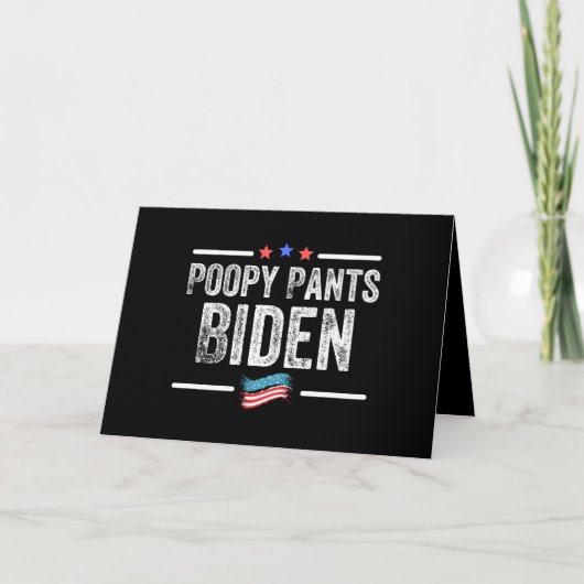 Scheißhose Biden Karte (Vorderseite)