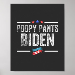 Scheißhose Biden Poster