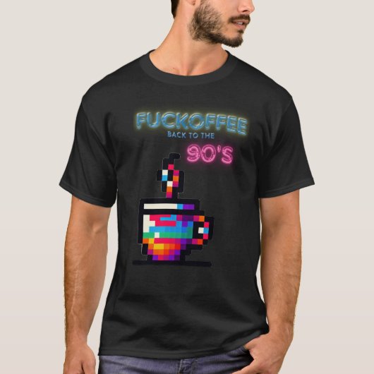 Scheißkaffee 90er T-Shirt (Vorderseite)
