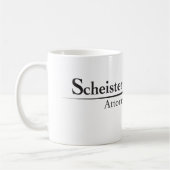Scheister u. Schwindel-Tasse Kaffeetasse (Links)