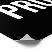 Scheitern ist Erfolg im Gange - harte Motivation Poster (Ecke)